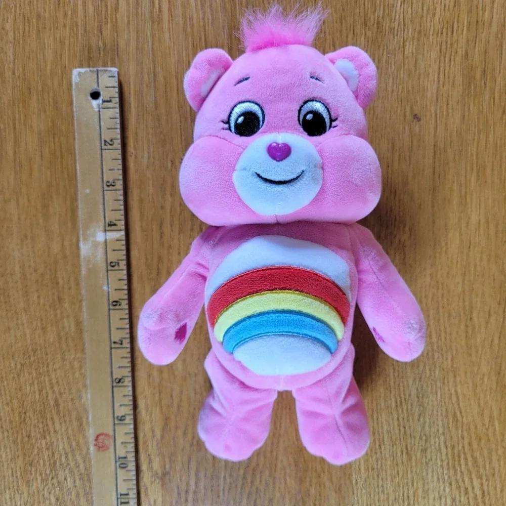 Care Bears Good Cheer Bear Unlock The Magic Stuffed Plush Bear Rainbow 10